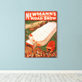 Toile Poster de la célèbre tente magique de Newmann (Insitu (Plancher de Bois))