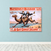 Toile Poster de la comédie musicale "At gay Coney Island (Insitu (Plancher de Bois))