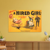 Toile Poster de la comédie "Une fille embauchée" (Insitu(Salon))