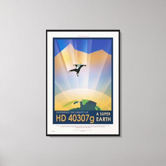 Toile Poster de la NASA Future Travel Sci Fi - Super Ear (Recto)