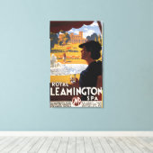 Toile Poster de la Spa royale, Femme Poster du rail d'ea (Insitu (Plancher de Bois))