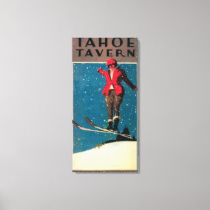 Toile Poster de la taverne Tahoe