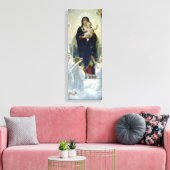 Toile Poster de la Vierge aux anges de Bougeureau (Insitu(Salon))