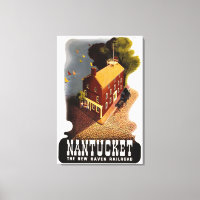 Poster de l'Amérique du Massachusetts de Nantucket