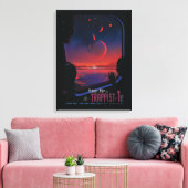 Toile Poster de l'espace rétro - Les spectateurs observe (Insitu(Salon))