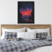 Toile Poster de l'espace rétro - Les spectateurs observe (Insitu(Chambre))