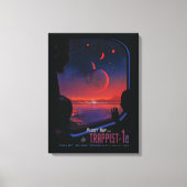 Toile Poster de l'espace rétro - Les spectateurs observe (Recto)