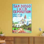Toile Poster de l'exposition internationale de San Diego (Insitu(Salon))