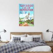 Toile Poster de l'exposition internationale de San Diego (Insitu(Chambre))