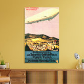 Toile Poster de Luftschiff Zeppelin (Insitu(Salon))