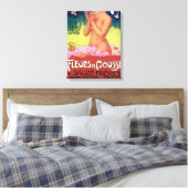 Toile Poster de parfum Fleurs de Mousse (Insitu(Chambre))