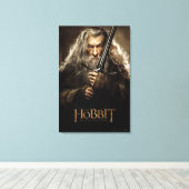 Toile Poster de personnage Gandalf 1 (Insitu (Plancher de Bois))