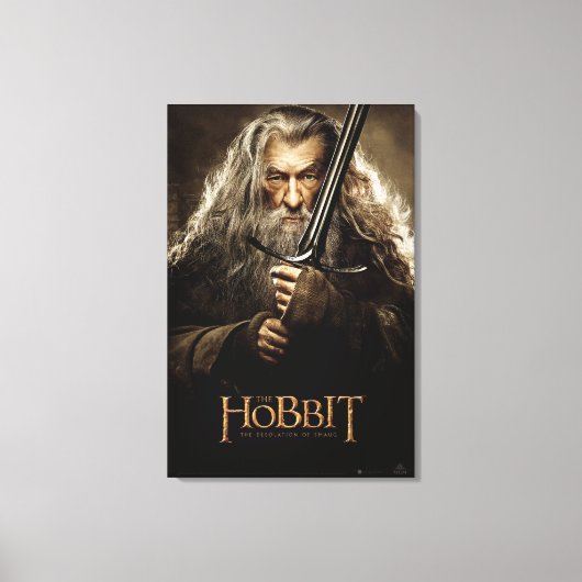 Toile Poster de personnage Gandalf 1 (Recto)