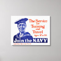 Poster de recrutement de la marine américaine vint
