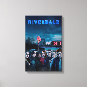 Toile Poster de Riverdale Outside Pop's Diner