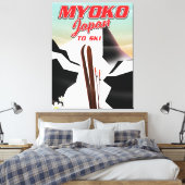 Toile poster de ski myoko japon (Insitu(Chambre))