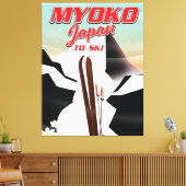 Toile poster de ski myoko japon (Insitu(Salon))