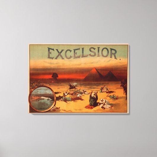 Toile Poster de théâtre Excelsior #2 (Recto)