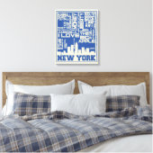 Toile Poster de typographie de New York (Insitu(Chambre))