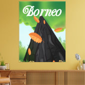 Toile Poster de voyage Borneo Rainforest (Insitu(Salon))