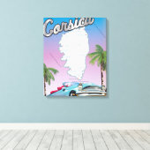 Toile poster de voyage Corse (Insitu (Plancher de Bois))
