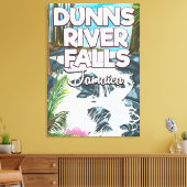 Toile Poster de voyage de Dunn's River Falls Jamaïque (Insitu(Salon))