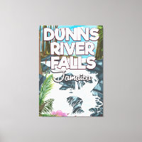 Poster de voyage de Dunn's River Falls Jamaïque