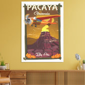 Toile Poster de voyage du Pacaya Volcano Guatemala (Insitu(Salon))