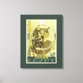 Toile Poster de voyage en Egypte vintage (Recto)