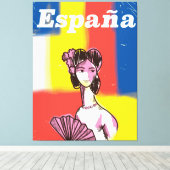 Toile poster de voyage España (Insitu (Plancher de Bois))