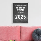 Toile Poster des diplômés de Modern Félicitations (Insitu(Salon))