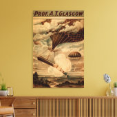 Toile Poster du Cirque de Glasgow Hot Air Balloon (Insitu(Salon))