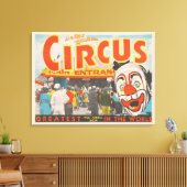Toile Poster Du Cirque Des Gens Entrant Dans Le Grand Ha (Insitu(Salon))