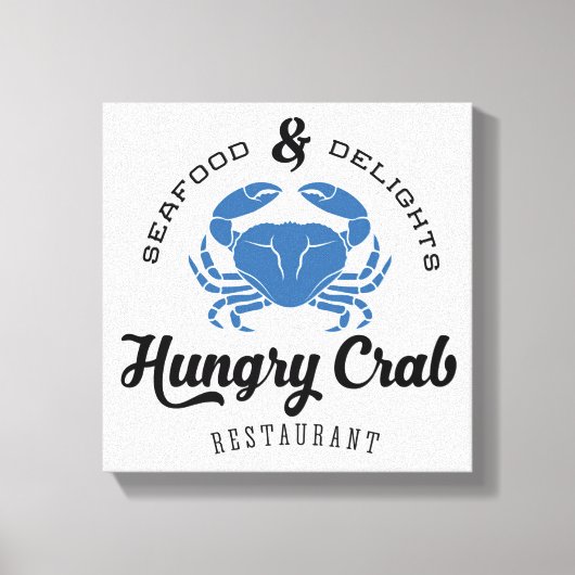 Toile Poster du restaurant de crabe affamé (Recto)