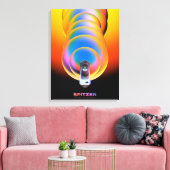 Toile Poster du télescope Spitzer. (Insitu(Salon))