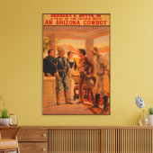 Toile Poster d'un Cowboy Western Arizona (Insitu(Salon))