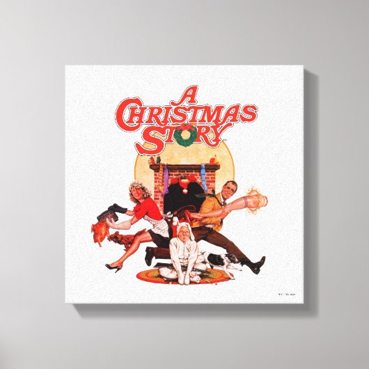 Toile Poster d'une histoire de Noël (Recto)