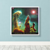 Toile Poster Eagle Nebula (Insitu (Plancher de Bois))