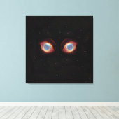 Toile Poster Galactic Nebula Eyes (Insitu (Plancher de Bois))
