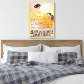 Toile Poster italien vintage 1917 (Insitu(Chambre))