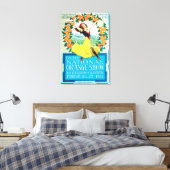 Toile Poster National Orange Show #2 (Insitu(Chambre))