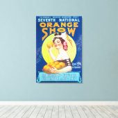 Toile Poster National Orange Show #3 (Insitu (Plancher de Bois))