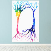 Toile Poster Neurons (Insitu (Plancher de Bois))