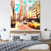 Toile Poster New York City (Insitu(Chambre))