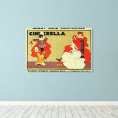 Toile Poster pour 'Cendrillon' (Insitu (Plancher de Bois))