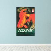 Toile Poster promotionnel Aquarium & Parc Municipal (Insitu (Plancher de Bois))