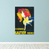 Toile Poster promotionnel Cognac GautierFrance (Insitu (Plancher de Bois))