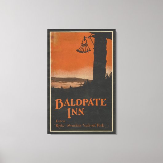 Toile Poster promotionnel du Baldpate Inn # 2 (Recto)