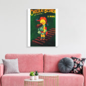 Toile Poster promotionnel du chocolat Besnier (Insitu(Salon))