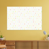 Toile Poster Retro Stars (Insitu(Salon))